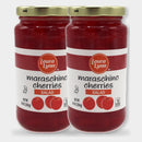 2 Jars Laura Lynn Maraschino Salad Cherry, 10 oz