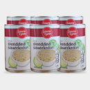 6 Cans Laura Lynn Shredded Sauerkraut, 14.5 oz