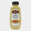 4 Bottles Laura Lynn Spicy Brown Mustard, 12 oz