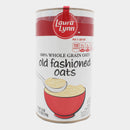 2 Canisters Laura Lynn Old Fashioned Oats, 18 oz