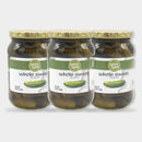3 Jars Laura Lynn Whole Sweet Pickles, 16 oz