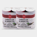 2 Jars Laura Lynn Salt & Pepper Shakers, 5 oz