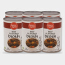 6 Cans Laura Lynn Beef Broth, 14.5 oz
