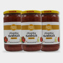 3 Jars Laura Lynn Chunky Salsa Medium, 24 oz