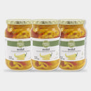 3 Jars Laura Lynn Mild Sliced Banana Peppers, 16 oz