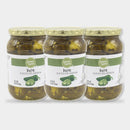3 Jars Laura Lynn Hot Sliced Jalapenos, 16 oz