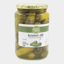 3 Jars Laura Lynn Kosher Dill Cocktail Gherkins, 24 oz