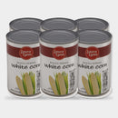 6 Cans Laura Lynn Whole Kernel White Corn, 15.25 oz
