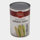 6 Cans Laura Lynn Whole Kernel White Corn, 15.25 oz