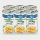 6 Cans Laura Lynn Healthy & Hearty Chicken Noodle Soup, 18.6 oz