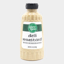 4 Bottles Laura Lynn Deli Mustard W/ Horseradish, 12 oz