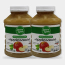 2 Jars Laura Lynn Unsweetened Applesauce, 46 oz
