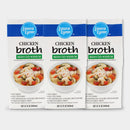 3 Cartons Laura Lynn Low Sodium Chicken Broth, 32 oz