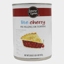 4 Cans Laura Lynn Lite Cherry Pie Filling, 20 oz