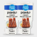 2 Containers Laura Lynn Crispy Panko Bread Crumbs, 8 oz
