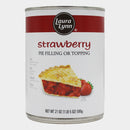 4 Cans Laura Lynn Strawberry Pie Filling, 21 oz