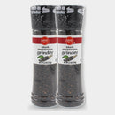 2 Jars Laura Lynn Black Pepper Grinder, 6.3 oz