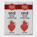 2 Jars Laura Lynn Red Food Coloring, 1 oz