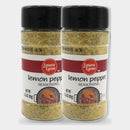 2 Jars Laura Lynn Lemon Pepper Seasoning, 3.5 oz