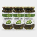 3 Jars Laura Lynn Sweet & Hot Nacho Sliced Jalapenos, 12 oz