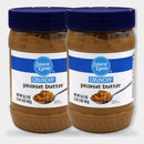 2 Jars Laura Lynn Crunchy Peanut Butter, 16.3 oz