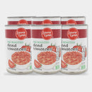 6 Cans Laura Lynn Fire Roasted Diced Tomatoes, 14.5 oz