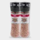 2 Jars Laura Lynn Pink Himalayan Sea Salt Grinder, 13.8 oz
