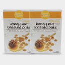 2 Boxes Laura Lynn Honey Nut Toasted Oats, 10.8 oz