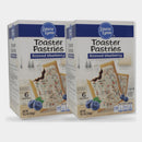 2 Boxes Laura Lynn Frosted Blueberry Toaster Pastries, 10.2 oz