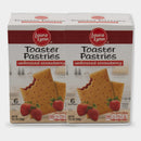 2 Boxes Laura Lynn Unfrosted Strawberry Pastries, 10.2 oz