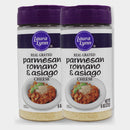 2 Containers Laura Lynn Grated Parmesan Romano & Asiago Cheese, 8 oz
