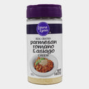 2 Containers Laura Lynn Grated Parmesan Romano & Asiago Cheese, 8 oz