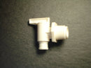 Fresh Water Tank Drain Valve 1/2" Male NPT Colonial White RV Camper