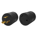 16-00516 Power Cord Adapter Black 30 Amp Camper RV Travel Trailer