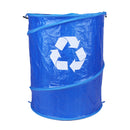 Collapsible Recycle Bin 24.5 Gallon 24" Polyethylene Camping RV
