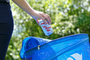 Collapsible Recycle Bin 24.5 Gallon 24" Polyethylene Camping RV