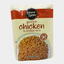4 Pouches Laura Lynn Roasted Chicken Ready to Heat Rice, 8.8 oz