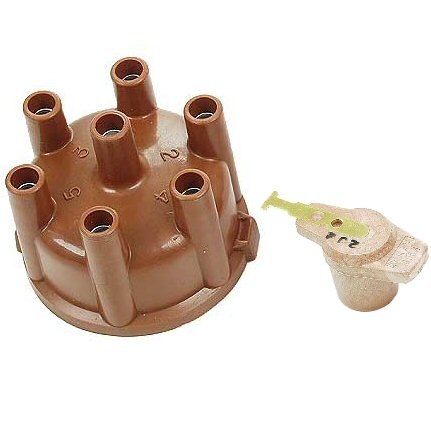 Distributor Cap & Rotor for Toyota Land Cruiser 74-77 2F FJ40 FJ55 FJ45-0