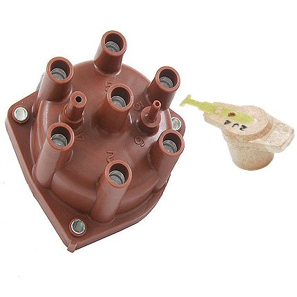 Distributor Cap & Rotor for Toyota Land Cruiser 78-80 2F FJ40 FJ55 FJ45-0