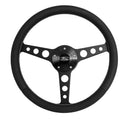 14" Black Billet Classic Steering Wheel Leather Ford Logo w/ Install Kit 1928