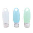 Silicone Travel Bottles 3 oz Set of 3 BPA Free Toiletry Food Camping