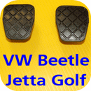 Pedal Pads Volkswagen New Beetle Golf Jetta IV 98-02 VW-10784