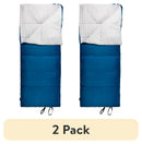 2-Pack 35F Rectangular Sleeping Bag with 47% Recycled Polyester and ZIP SHIELD