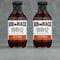 2 BOTTLES Rib Rack Southern Bourbon BBQ Sauce 19 oz Barbecue Pork Beef