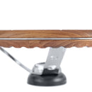13-1/2" Chrome Classic Steering Wheel Walnut Wood Grip 3-Spoke