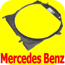 Fan Blade Shroud Mercedes Benz 190 e 2.6 201 87-93 W201-7553