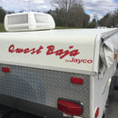 Decal for Jayco Qwest BAJA Pop Up Camper Travel Trailer Sticker RV Red 10Z