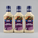 Kraft Creamy Poppyseed Salad Dressing, 16 oz