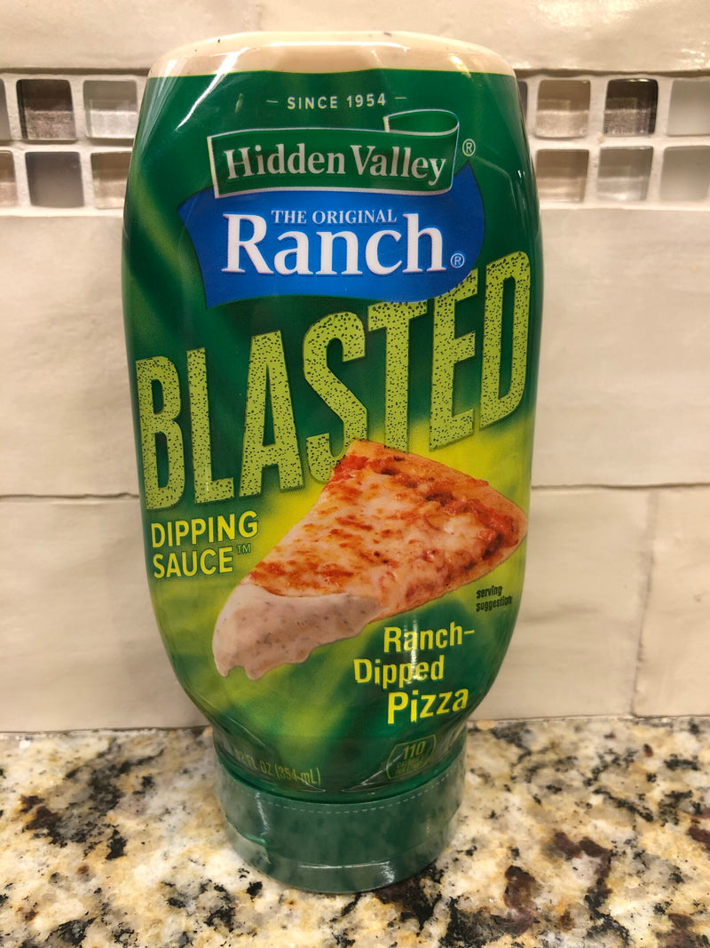4 BOTTLES Hidden Valley Ranch Blasted Dipping Sauce Pizza Dip 12 oz Wing