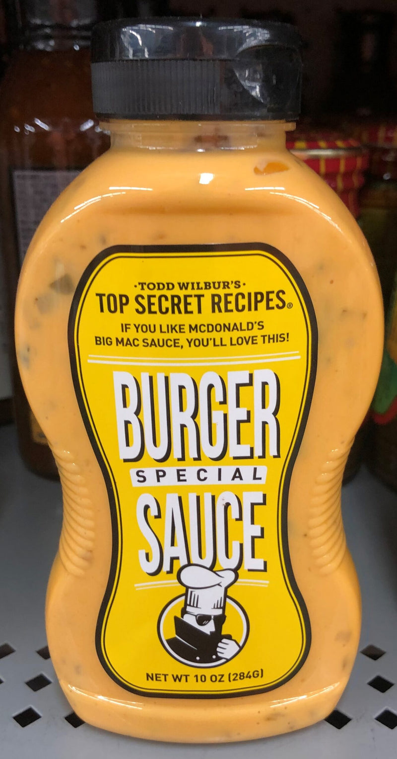 4 BOTTLES Todd Wilbur's Top Secret Recipes Burger Special Sauce 10 oz Big Mac
